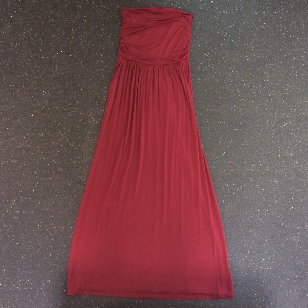 Vanilla Bay Strapless Maxi Dress